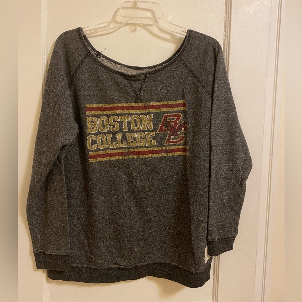 Original Retro Brand Charcoal Boston College Sweatshirt